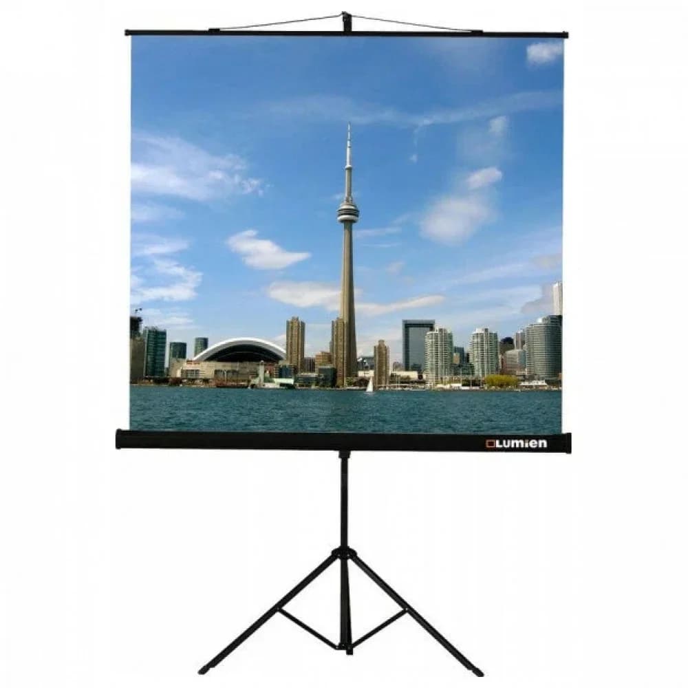 Экран на треноге Lumien 153x153см Eco View LEV-100106 1:1 напольный рулонный