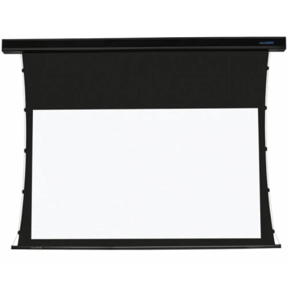 PROscreen Экран для проектора TET9150 Экран моторизованный с тросами натяжения. Полотно Tension White 4K 1.1, Поддержка 4K Ultra HD, экранная поверхность с широким углом обзора, тихий мотор, система