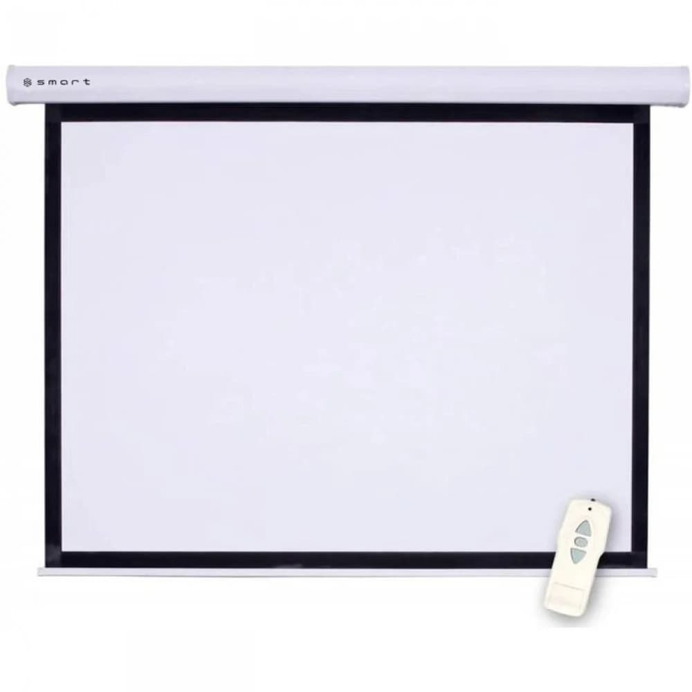 Проекционный экран SMART 70" (50"x50"), моторизированный, NTW050050MWB подвесной, моторизированный, 1:1, 127*127 cm, Matt white, Белый