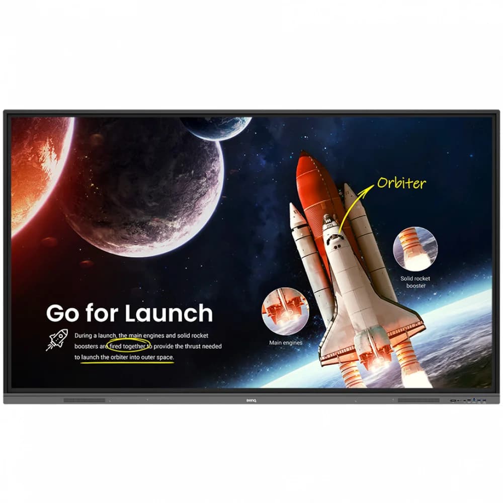 Интерактивная панель LCD 86'' INTERACTIVE FLAT PANEL RE8603 черная
