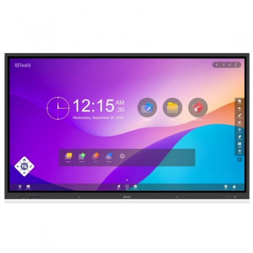 Интерактивная LED панель 75& quot IQTouch HA1100 PRO < 20 касаний, 3840*2160, 4K UHD, Android 11 8G/64>
