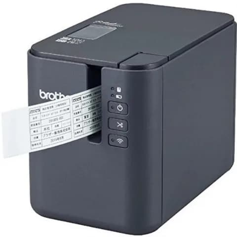 PTP950NWR1 - Принтер для печати наклеек Brother PT-P950NW (настольный, авторезак, поддержка лент TZE шириной от 3,5 до 36мм, скорость печати до 60 мм/сек, до 360x720dpi, LAN, WiFi, USB, RS232, в ком