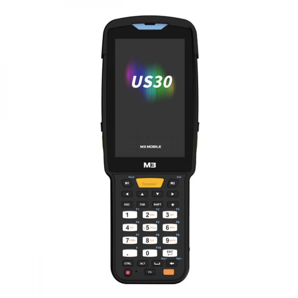 Android 13.0 GMS, WVGA, Wi-Fi 6, SE4770 2D Imager Scanner(Straight Shooter/0° Scan), 16MP Rear Camera, BT5.3, NFC(HF), 4G/64G, 30 Keypad , 6700mAh Battery, Hand Strap, Bullet Proof Film
