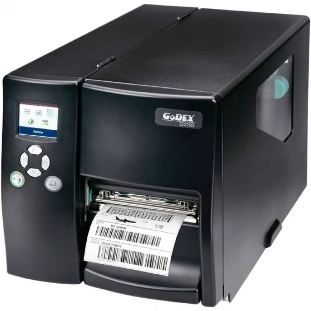 Промышленный термотрансферный принтер этикеток Godex EZ-2350i (300 dpi, USB+RS232+LAN, 118/104/25,4, 5 ips, 16 Мб SDRAM, 8 Мб Flash, цвет LCD, Black)
