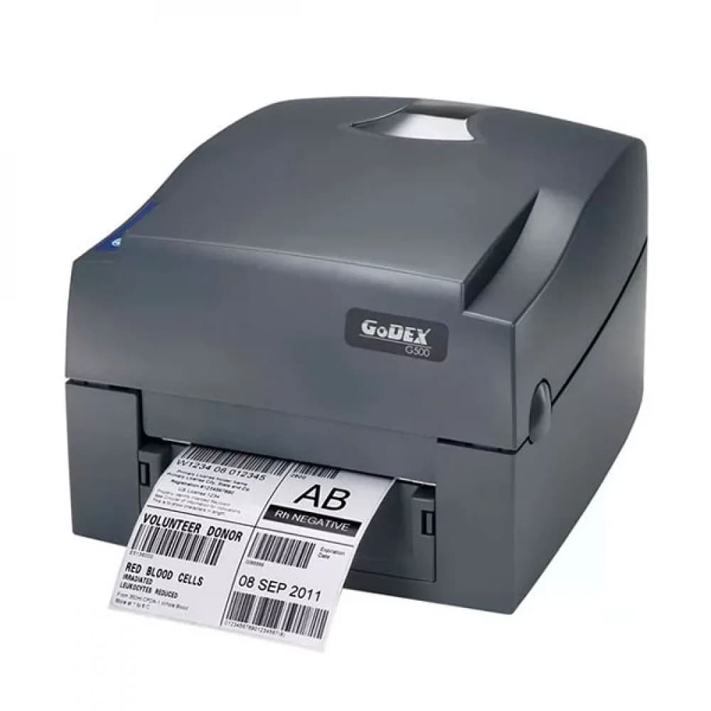 Принтер этикеток термотрансферный Godex G530U (300DPI, USB, 118/108/25,4, 4 ips, 16 Мб SDRAM, 8 Мб Flash, Black)