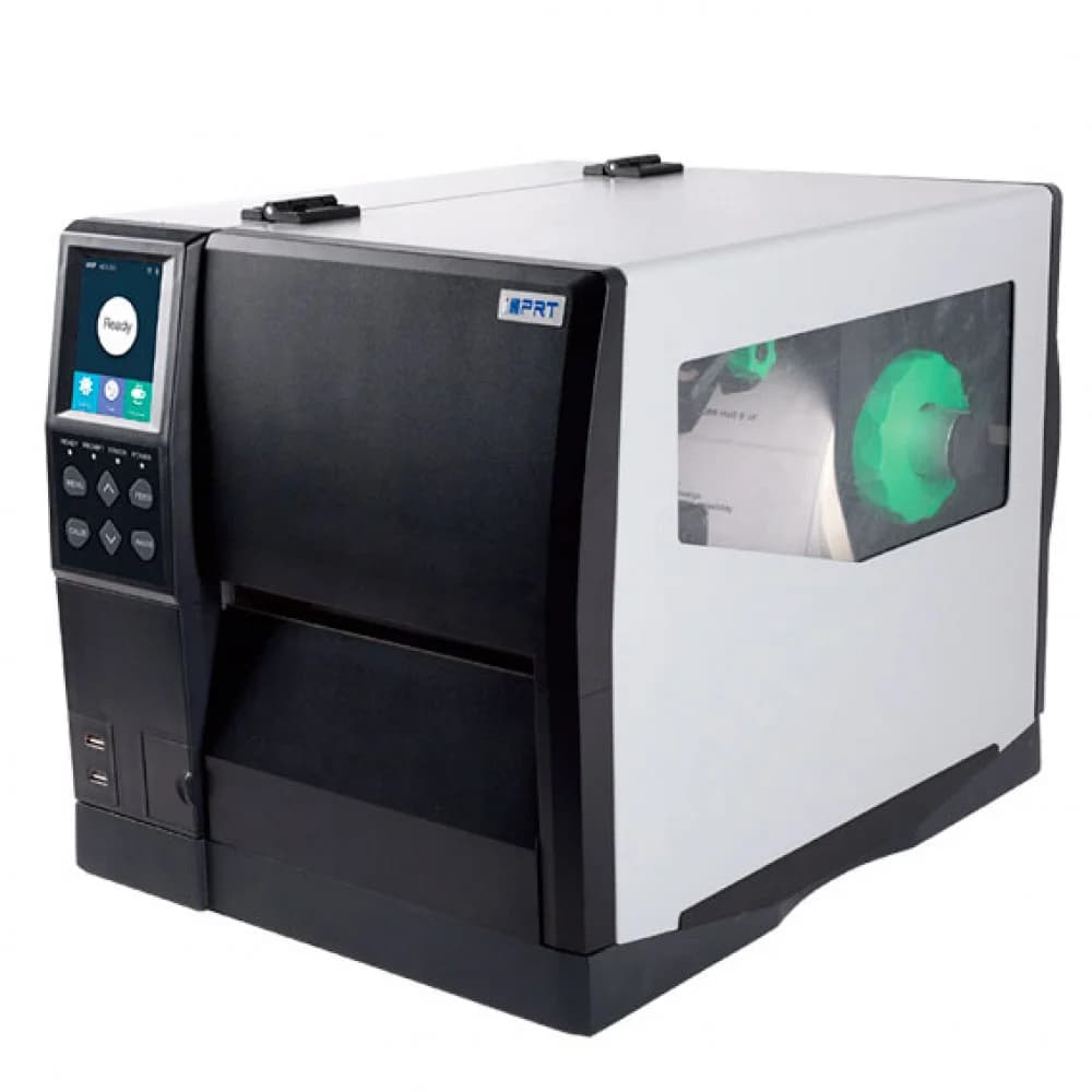iDPRT iX6P Industrial 6" TT Printer 200DPI, 12IPS, 512/256MB, RTC, 3.5-inch touch LCD, USB+ USB HOST+RS232, ZPL-II, DPL