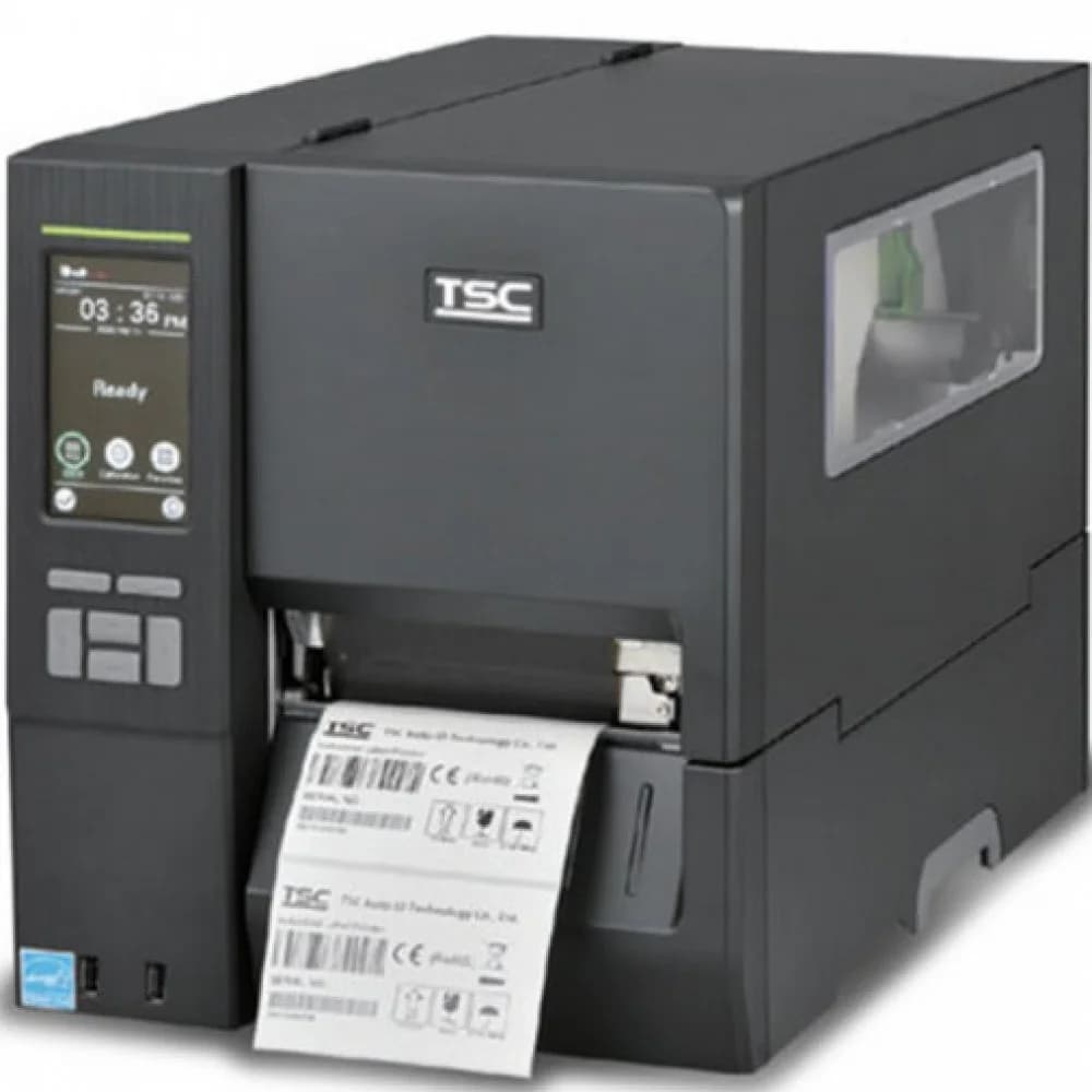 TSC MH241T, 4", 203dpi, 4.3" TOUCH LCD, DRAM 256MB/FLASH 512MB, USB+RS-232+ETHERNET+USB HOST, MEDIA NEAR END, TOP BM, Wi-Fi READY, EU