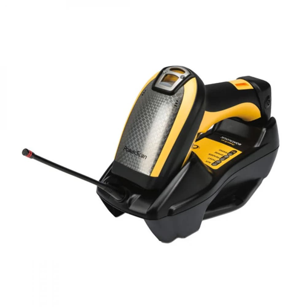 Сканер PowerScan PM9501, 433 MHz, Direct Part Marking Evo, USB Kit, Removable Battery (Kit inc. Scanner, Base Station BC9030-433, Cable CAB-438, Power Brick 8-0935 and Power Cord 6003-0940.)