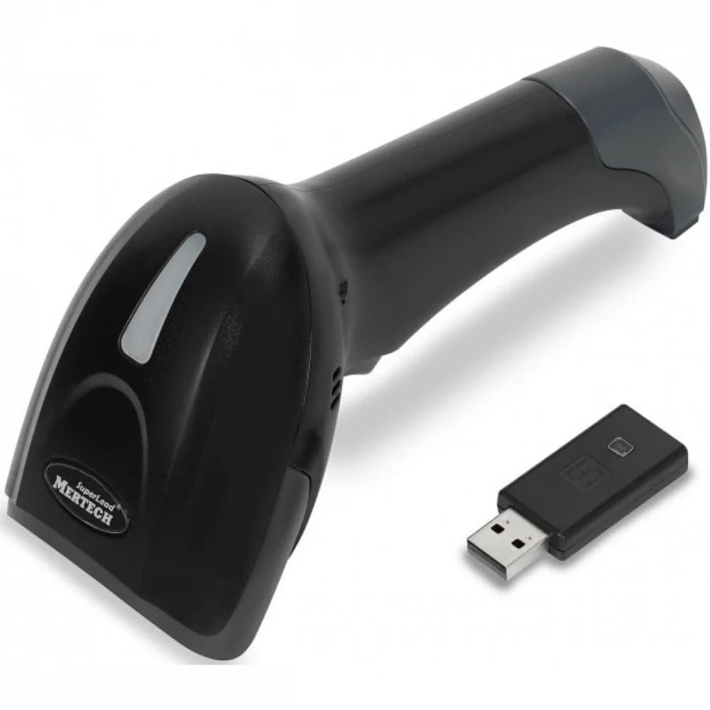 Беспроводной сканер штрих-кода MERTECH CL-2310 BLE Dongle P2D USB Black Тип 2D Image Дальность сканирования: 370 мм Скорость сканирования: 100 скан/сек Габариты: 180х95х70 мм Интерфейс USB-COM и USB