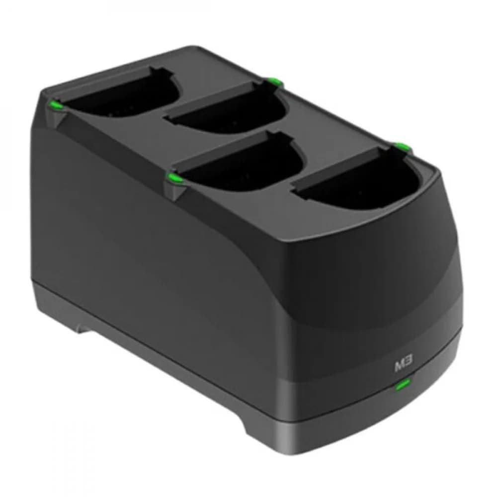 M3 Battery charging station for UL20, 4 Slot Battery Charger. Requires power supply (UL20-PWSP-2XX sold separately)