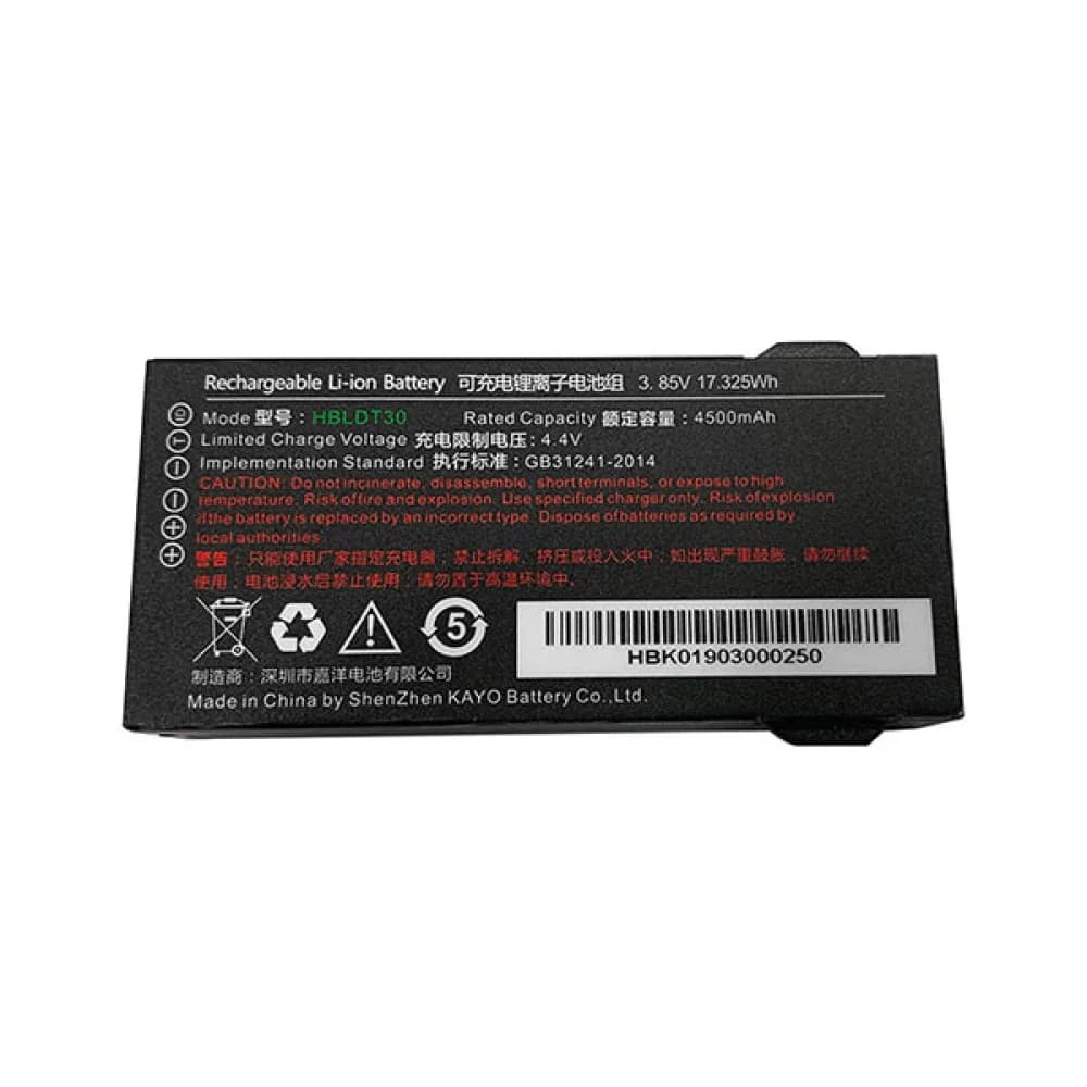 Аккумулятор Urovo ACCDT30-HBLDT30S HBLDT30 3.85V 4500mAh для DT30 Battery для DT30 (упак.:1шт)