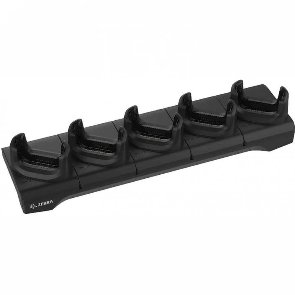 TC21/TC26 5-Slot Cradle Charge only, supports TC21/TC26 Terminal only and terminal with trigger handle) (power supply, DC cable and AC line cord sold separately (PWR-BGA12V108W0WW, CBL-DC-381A1-01)