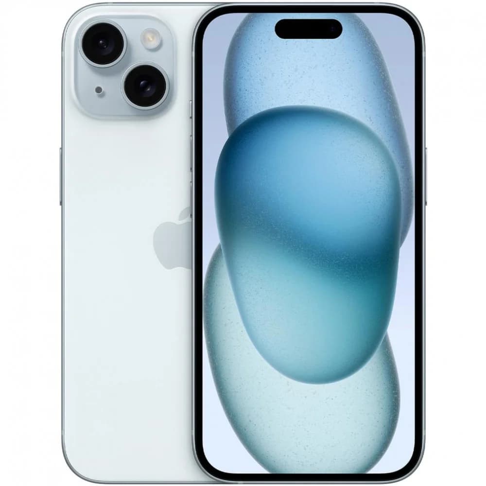Смартфон Apple iPhone 15 128GB, Blue (MTP43HX/A)