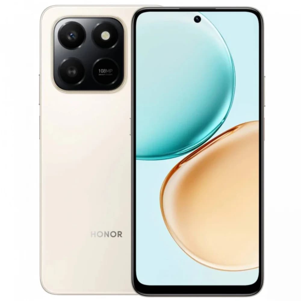 Смартфон HONOR X7d 6+128Gb золотой (5109BXJS)