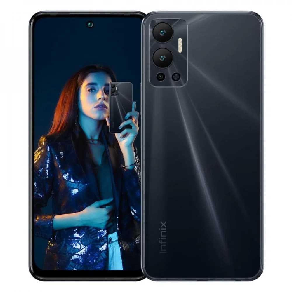 Смартфон Infinix HOT 12, /4Gb RAM/128Gb ROM/Racing Black