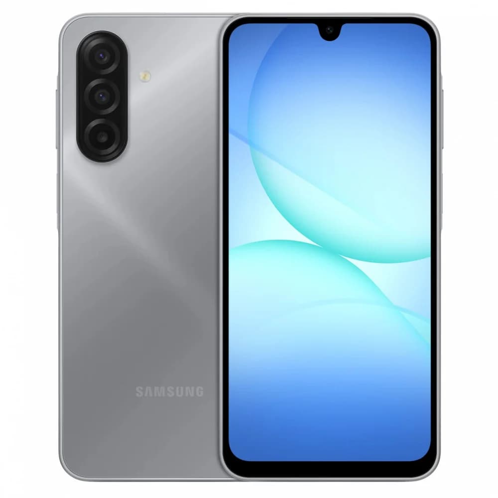 Смартфон Samsung SM-A175F Galaxy A17 128Gb 4Gb серый моноблок 3G 4G 2Sim 6.7" 1080x2340 Android 15 50Mpix 802.11 a/b/g/n/ac NFC GPS GSM900/1800 GSM1900 microSD max2048Gb