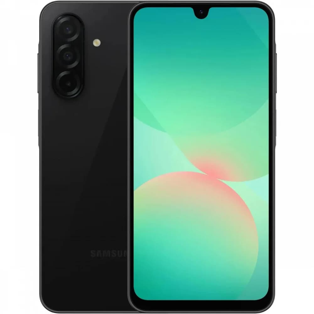 Смартфон Samsung SM-A266B Galaxy A26 5G 256Gb 8Gb черный моноблок 3G 4G 2Sim 6.7" 1080x2340 Android 15 50Mpix 802.11 a/b/g/n/ac NFC GPS GSM900/1800 GSM1900 Protect microSD max2048Gb