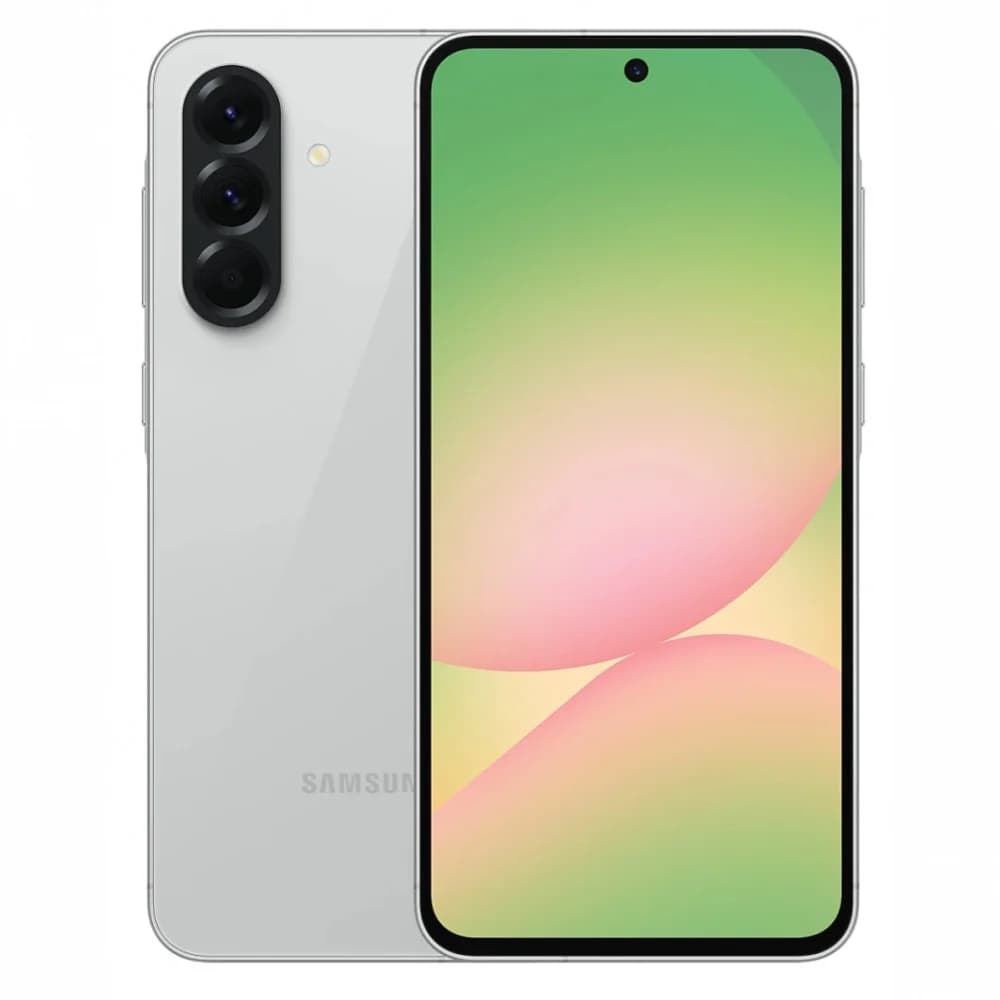 Смартфон Samsung SM-A566E Galaxy A56 5G 128Gb 8Gb серый моноблок 3G 4G 2Sim 6.7" 1080x2340 Android 15 50Mpix 802.11 a/b/g/n/ac/ax NFC GPS GSM900/1800 GSM1900 TouchSc Protect