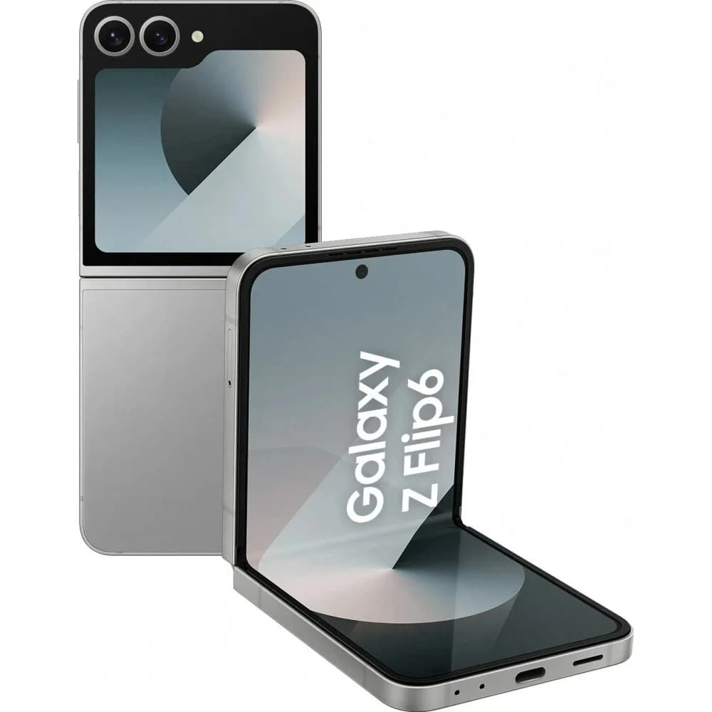 Смартфон Samsung SM-F741B Galaxy Z Flip 6 5G 512Gb 12Gb серый раскладной 3G 4G 1Sim 6.7" 1080x2640 Android 14 50Mpix 802.11 a/b/g/n/ac/ax NFC GPS GSM900/1800 GSM1900 TouchSc Protect