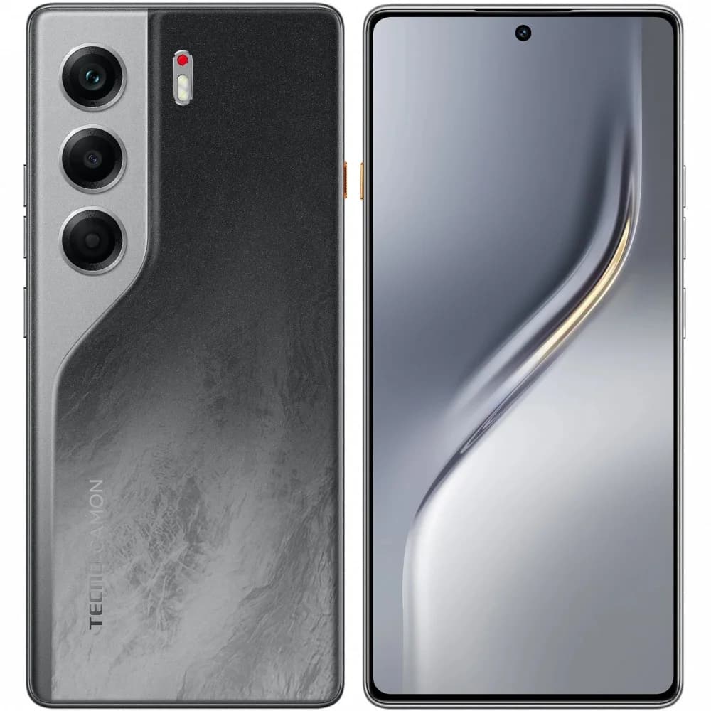 Смартфон Tecno Camon 40 256Gb 8Gb черный моноблок 3G 4G 2Sim 6.78" 1080x2436 Android 15 50Mpix 802.11 a/b/g/n/ac NFC GPS GSM900/1800 GSM1900 Protect FM microSD max1024Gb