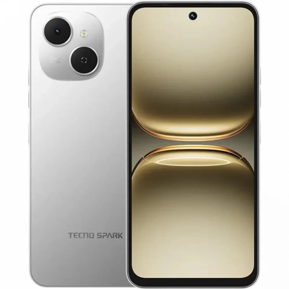 Смартфон Tecno Spark 40C 256Gb 8Gb серый моноблок 3G 4G 2Sim 6.67" 720x1600 Android 15 13Mpix 802.11 a/b/g/n/ac/ax GPS GSM900/1800 Protect FM microSD max1024Gb