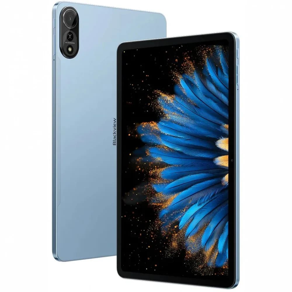Планшет Blackview MEGA2 UMS9230E(T615) (1.8) 8C RAM12Gb ROM256Gb 11.97" IPS 2000x1200 60Hz 3G 4G Android 14 голубой 16Mpix 8Mpix GPS WiFi Touch microSDXC 2Tb 9000mAh 18W Fast Charger