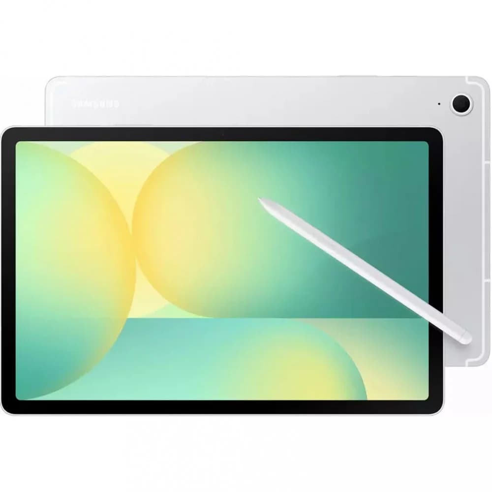 Планшет Samsung Tab S10 FE 5G, E1580 8/128GB, 10.9" TFT, 2304x1440, BT5.3, SIM+eSIM+microSD, Silver