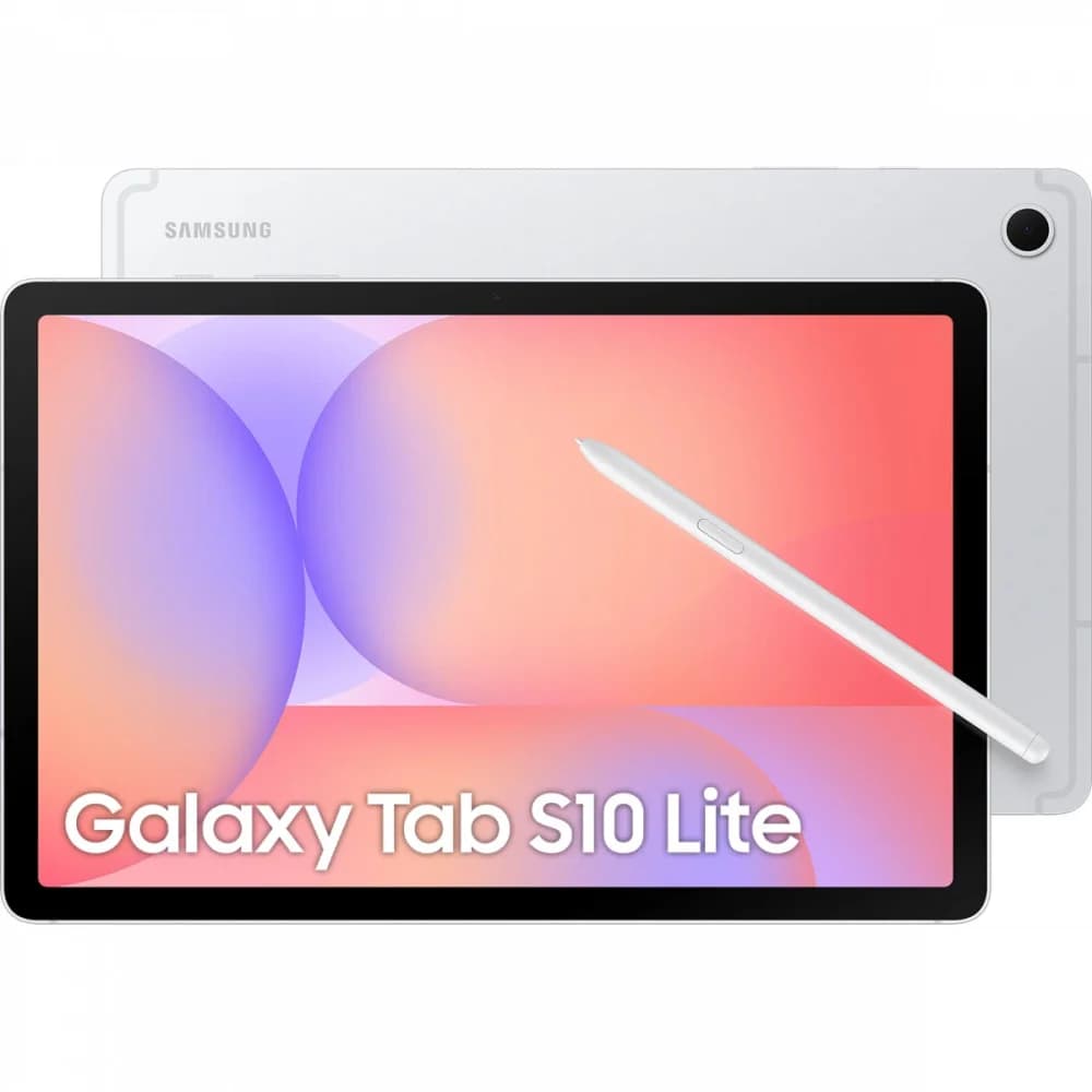 Планшет Samsung Galaxy Tab S10 Lite BSM-X406B 1380 (2.4) 8C RAM6Gb ROM128Gb 10.9" TFT 2112x1320 5G eSIM Android 15 серебристый 8Mpix 5Mpix BT WiFi microSD 2Tb 10090mAh