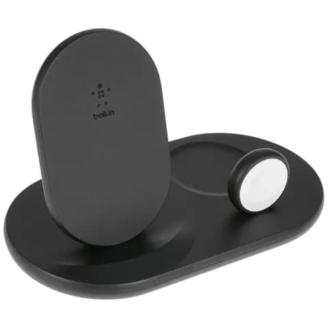 Зарядное устройство беспроводное Belkin 3в1 iPhone/Watch/AirPods, черный