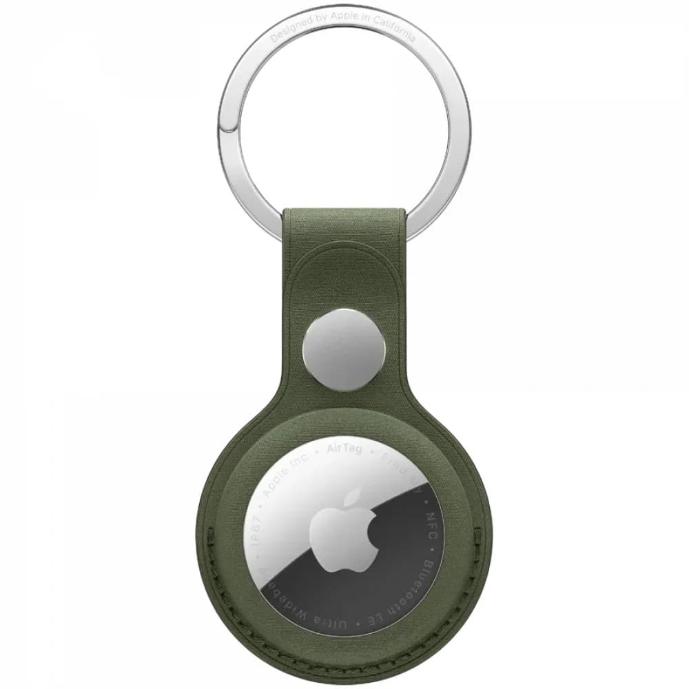 AirTag FineWoven Key Ring - Moss,Model A3363
