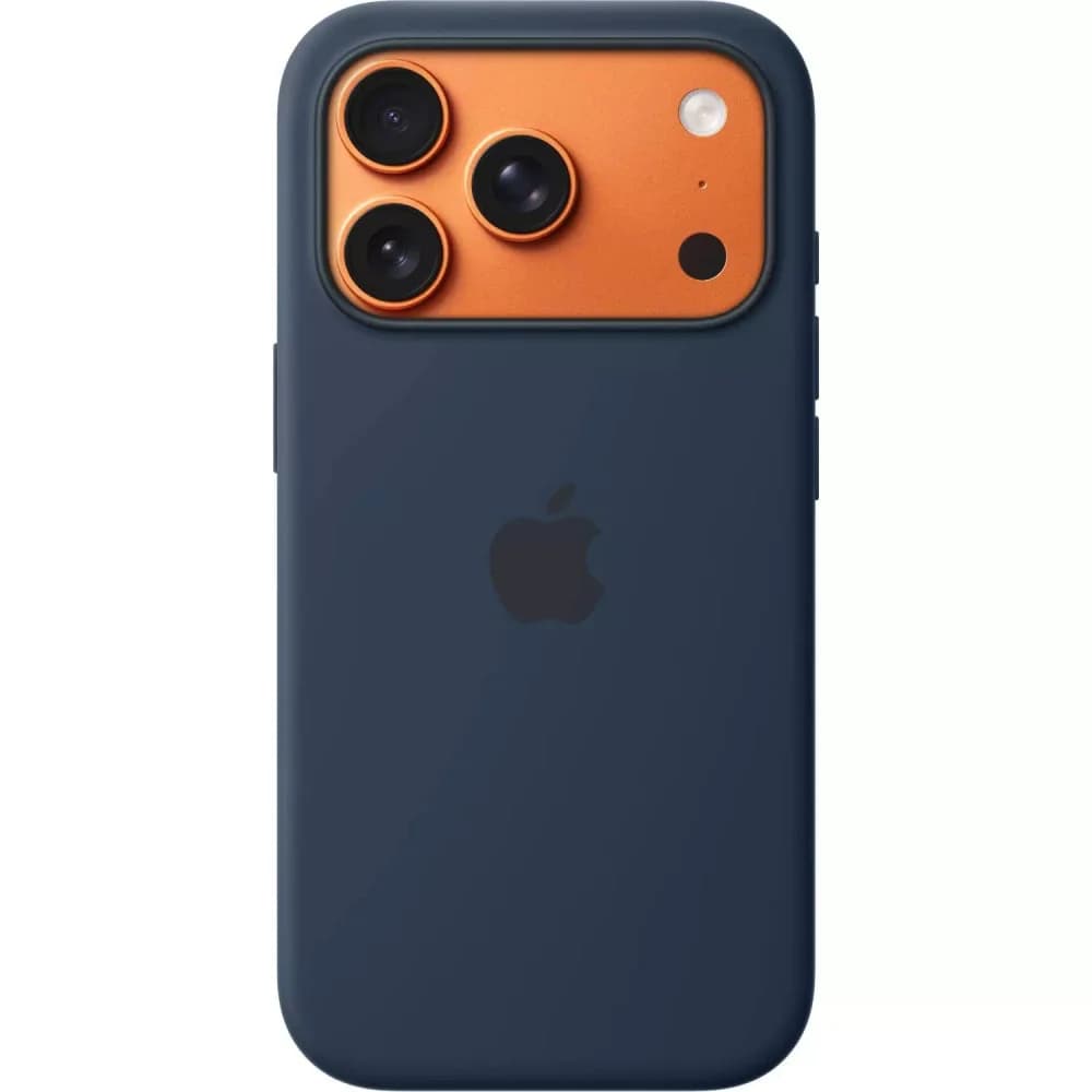 iPhone 17 Pro Silicone Case with MagSafe - Midnight,Model A3559