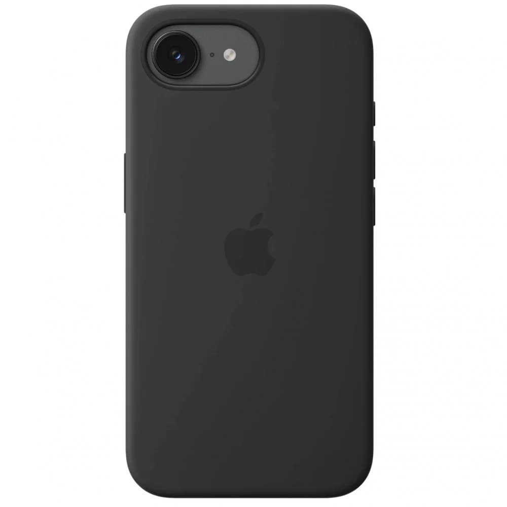 iPhone 17e Silicone Case with MagSafe - Black,Model A3646