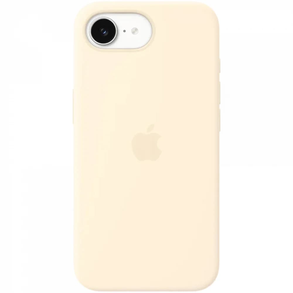 iPhone 17e Silicone Case with MagSafe - Vanilla,Model A3646