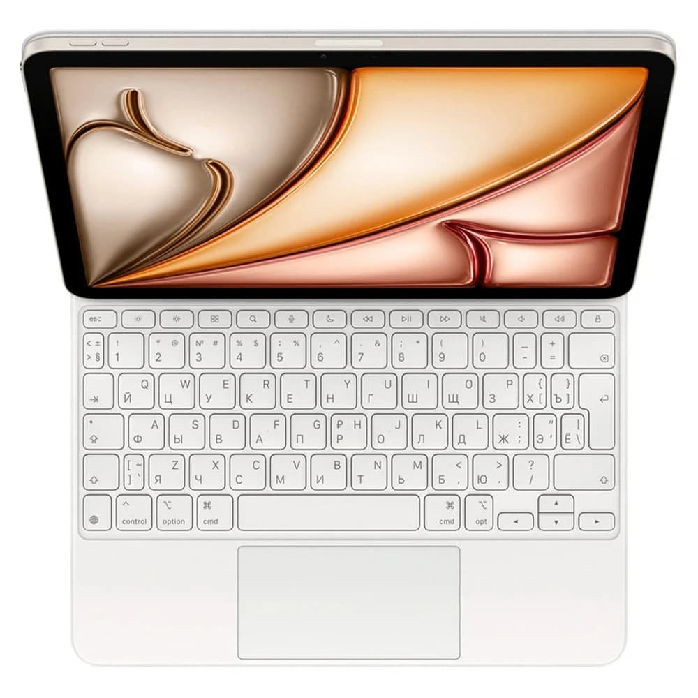 Magic Keyboard for iPad Air 11-inch (M3) - Russian - White,Model A3339