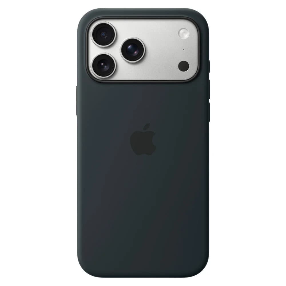 iPhone 17 Pro Max Silicone Case with MagSafe - Black,Model A3560