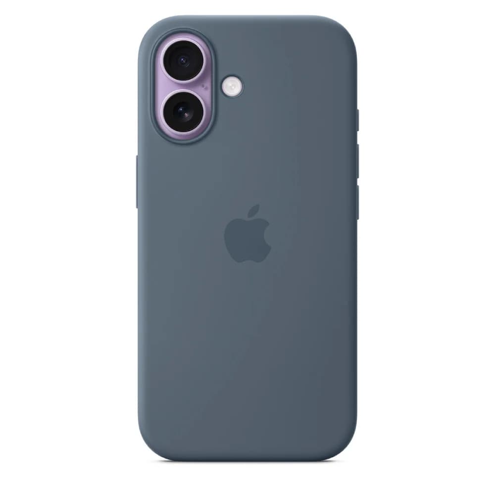 iPhone 17 Silicone Case with MagSafe - Anchor Blue,Model A3558
