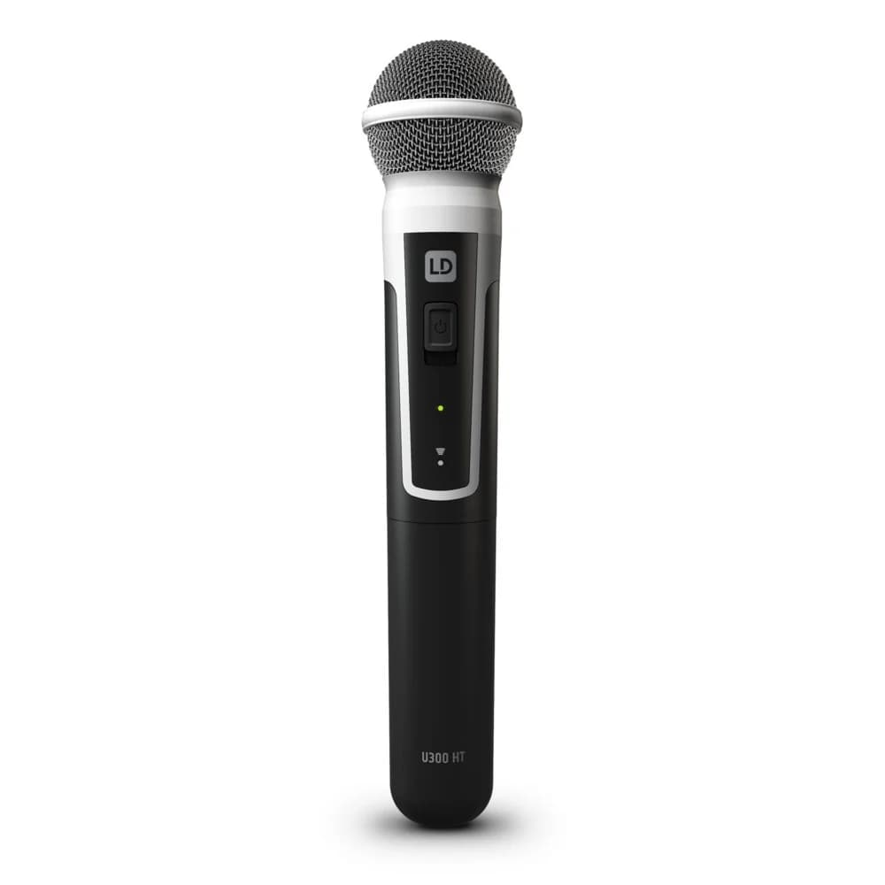 LD SYSTEMS Микрофон LDU305HHD Радиомикрофон беспроводной, 12 выбираемых каналов, передача 100 метров в идеальных условиях, 10 часов работы передатчика с двумя батарейками АА, до 6 систем могут быть