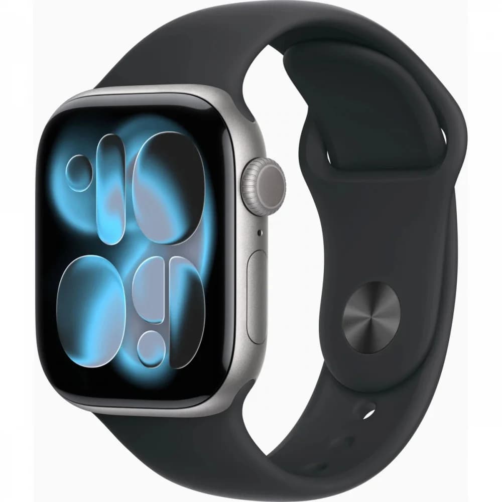 Apple Watch Series 11 GPS 42mm Space Grey Aluminium Case with Black Sport Band - M/L,Model A3331