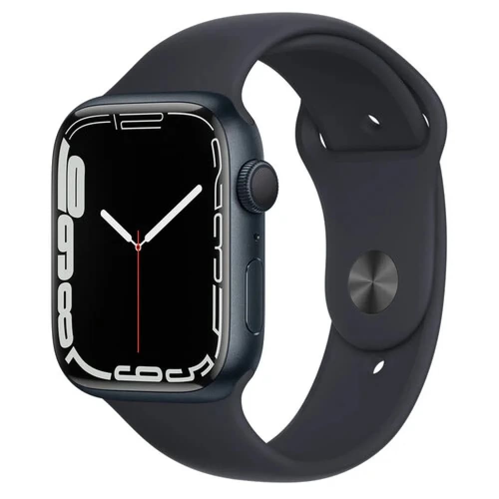 Смарт-часы Apple Watch Series 7, 41mm, 32Gb ROM, Wi-Fi, BT, GPS, фторэластомер, Midnight