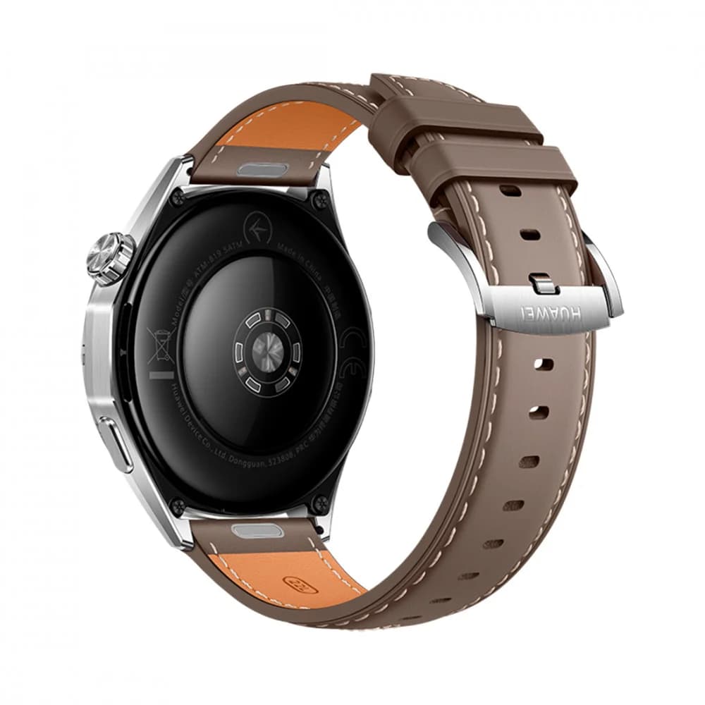 Смарт часы, Huawei, Watch GT 6 ATM-B19 46mm, Дисплей 1.47" цветной AMOLED-экран, Разрешение 466 x 466, Водонепроницаемые (5 АТМ), Atum-B19L, (Brown - Коричневый), (Grey Composite Leather Strap) Серы