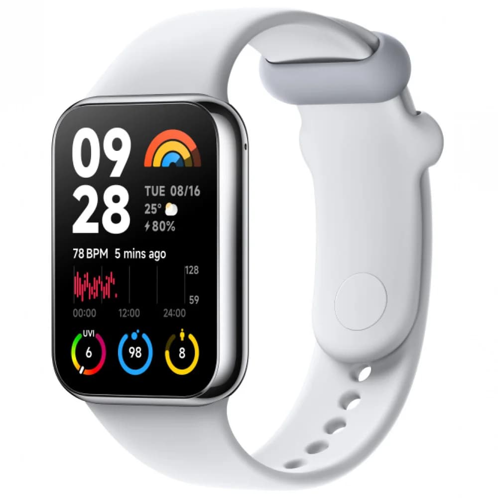 Смарт-браслет Xiaomi Smart Band 8 Pro (M2333B1), 1.74" AMOLED, BT, Li-Pol, 289 mAh, Light Grey