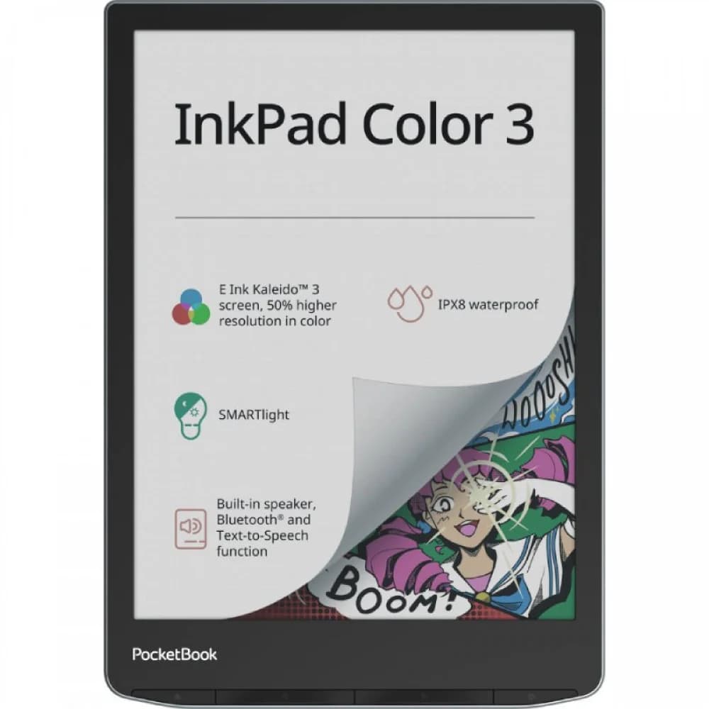 Электронная книга POCKET BOOK InkPad Color 3 (PB743K3-1-CIS) (Stormy Sea)