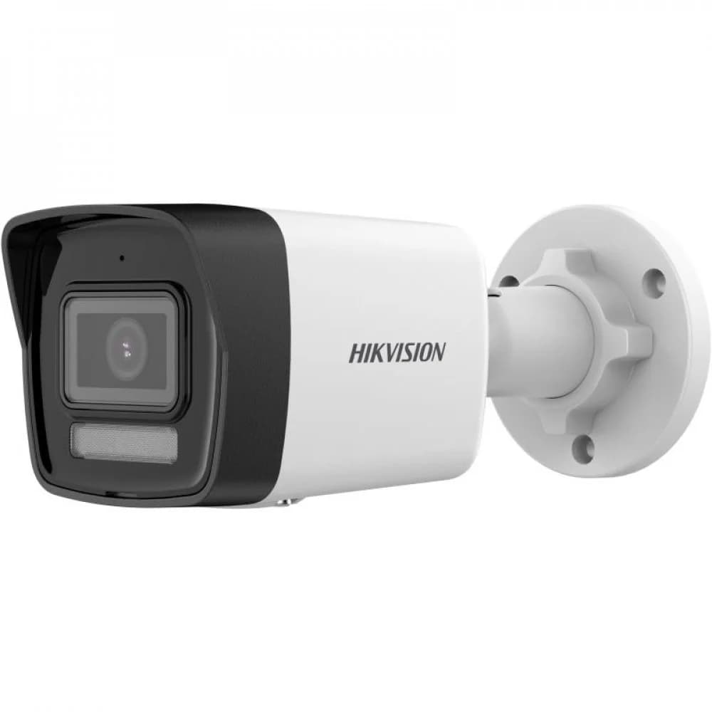 IP видеокамера, Hikvision, DS-2CD1043G2-LIU, Цилиндрическая, CMOS- матрица 1/3" progressive Smart, ИК/Белая до 30м, 4 mp, 0.005 Lux F1.6, Фиксированный f2.8мм, Аудио 1Микрофон, 1MicroSD до 512Gb, WD