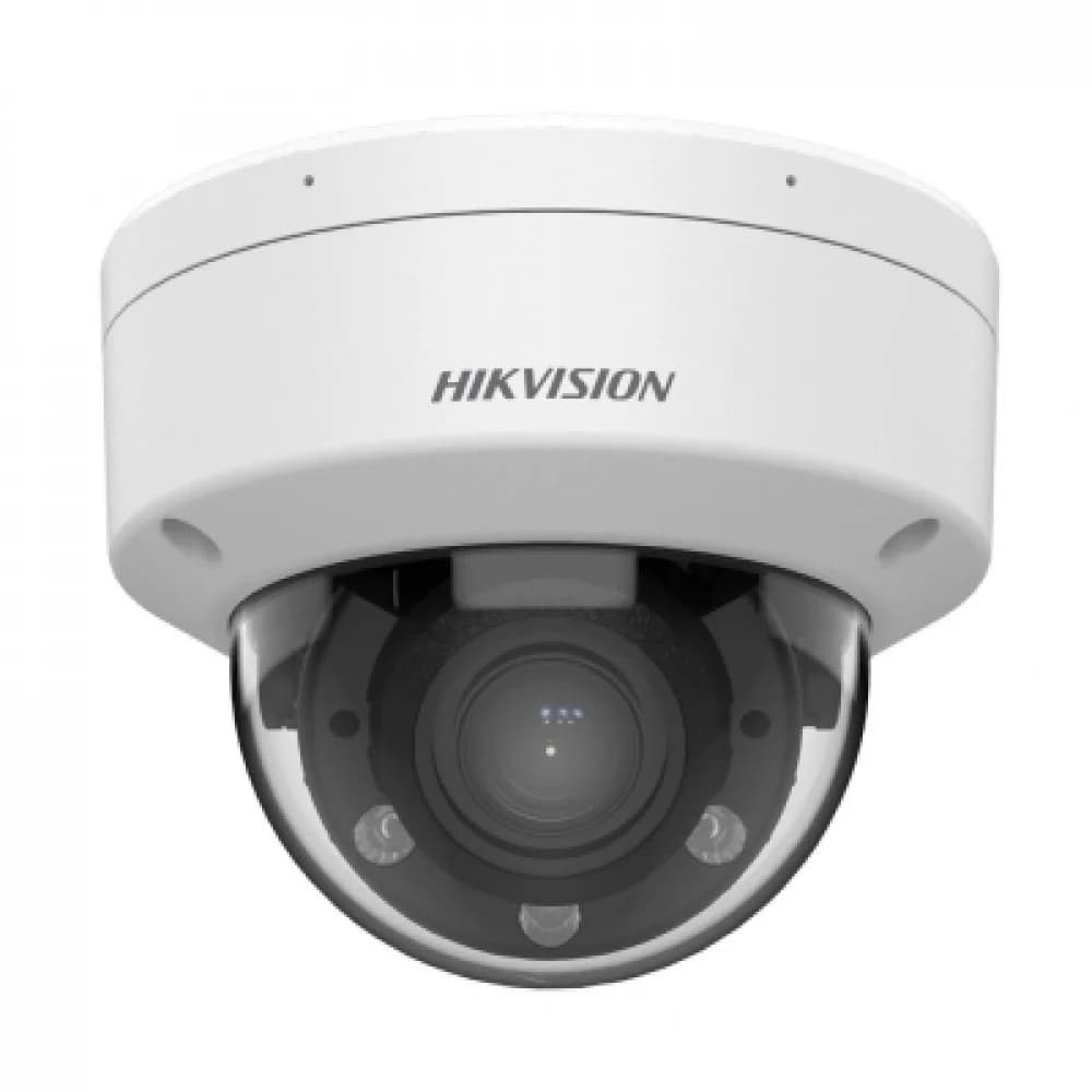 IP видеокамера, Hikvision, DS-2CD1723G2-LIZU, Купольная, CMOS- матрица 1/2.9" progressive, Smart ИК/Белая до 30м 2 mp 0.005 Lux F1.6 Варифокальный моторизованный объектив f28–12 мм, Аудио 1Микрофон
