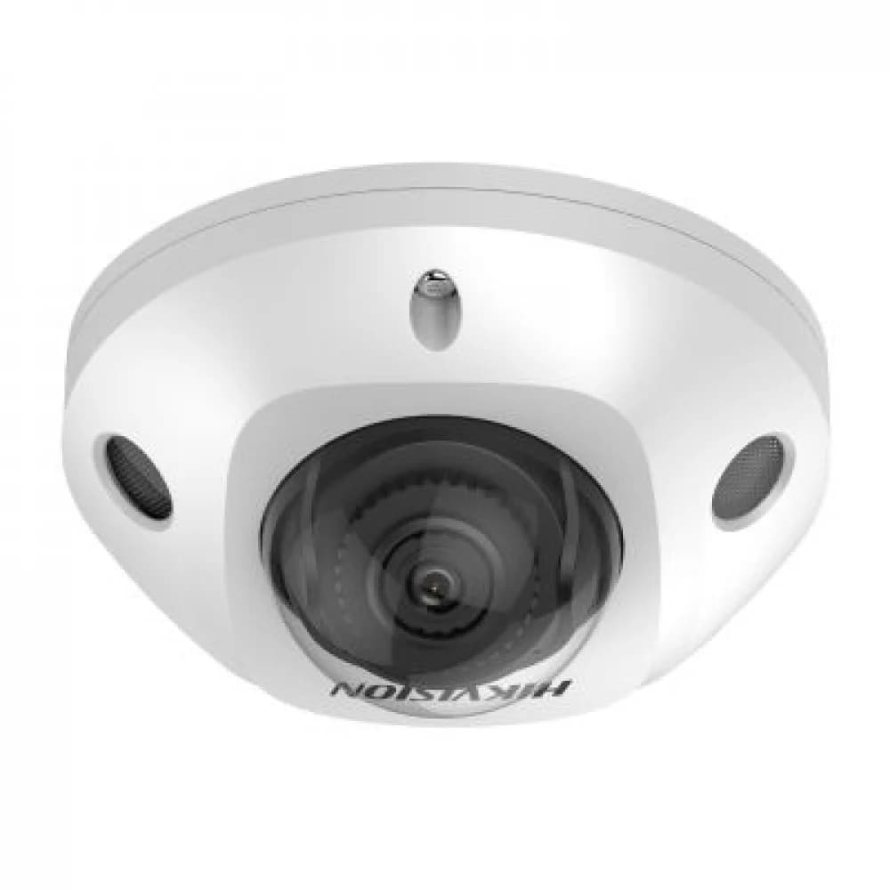 IP видеокамера, Hikvision, DS-2CD2543G2-I, Мини-купольная, CMOS- матрица 1/3" progressive, ИК до 30м, AcuSense, 4 mp, 0.005 Lux F1.6, Фиксированный f2.8мм, Аудио 1Микрофон 1MicroSD до 512Gb, IK08, W