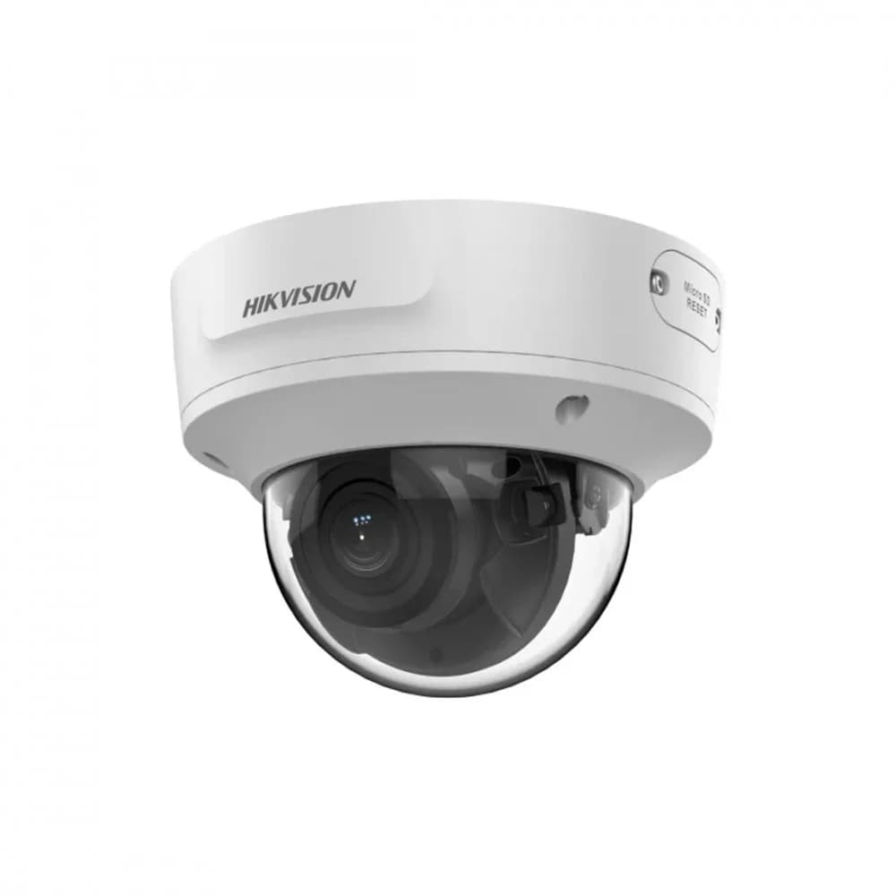 IP видеокамера Hikvision DS-2CD2723G2-IZS(D) Купольная CMOS- матрица 1/2.8" progressive ИК до 40м AcuSense 2 mp 0.005 Lux F1.6 Варифокальный моторизованный объектив f28–12 мм 1MicroSD до 256Gb Audio