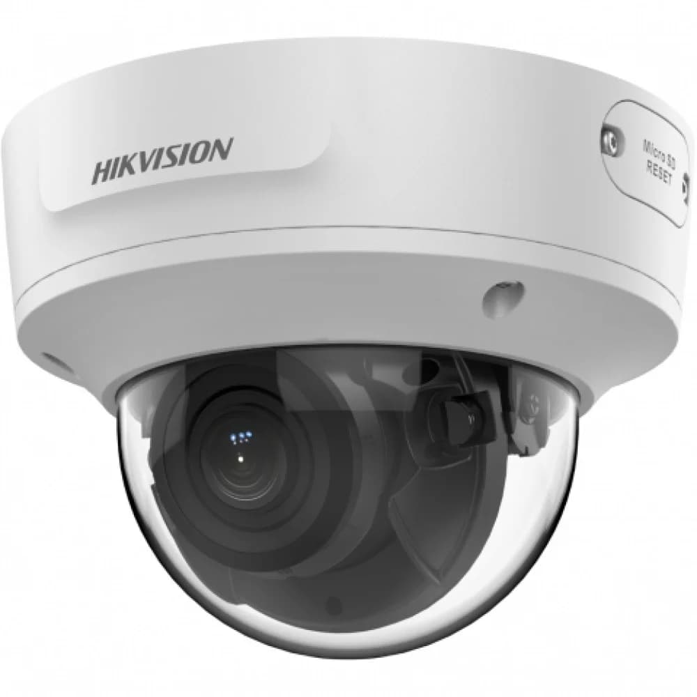Hikvision 8Мп уличная купольная IP-камера с EXIR-подсветкой до 40м и технологией AcuSense1/2,8" Progressive Scan CMOS вариообъектив 2.8-12мм угол обзора 108°~30° механический ИК-фильтр 0.005лк@F1