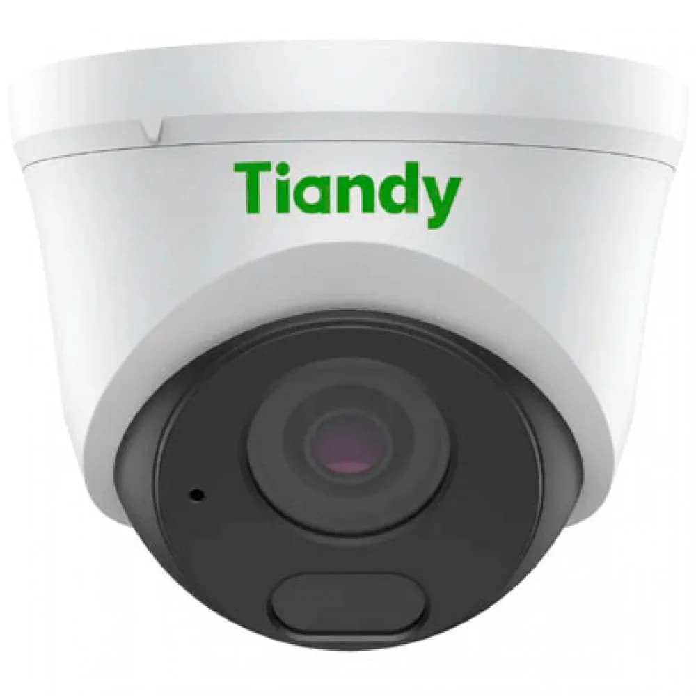 Tiandy 2Мп купольная IP-камера 2,8мм, 512Гб слот SD ● Metal+Plastic Housing ● Up to 1920x1080@30fps ● S+265/H.265/H.264 ● Min. illumination Color: 0.002Lux@F1.6 ● Smart IR, IR Range: 30m ● Built-in