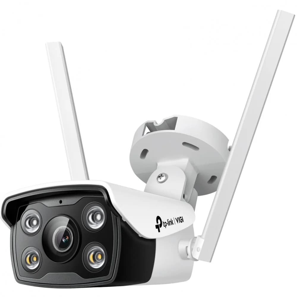 4MP Наружная полноцветная беспроводная цилиндрическая IP-камера Спецификация:2.4 ГГц 150 Мбит/с, 2 × 2 MIMO, H.265+/H.265/H.264+/H.264, 1/3" CMOS-матрица с прогрессивной разверткой, Color/0.04 Lux@F