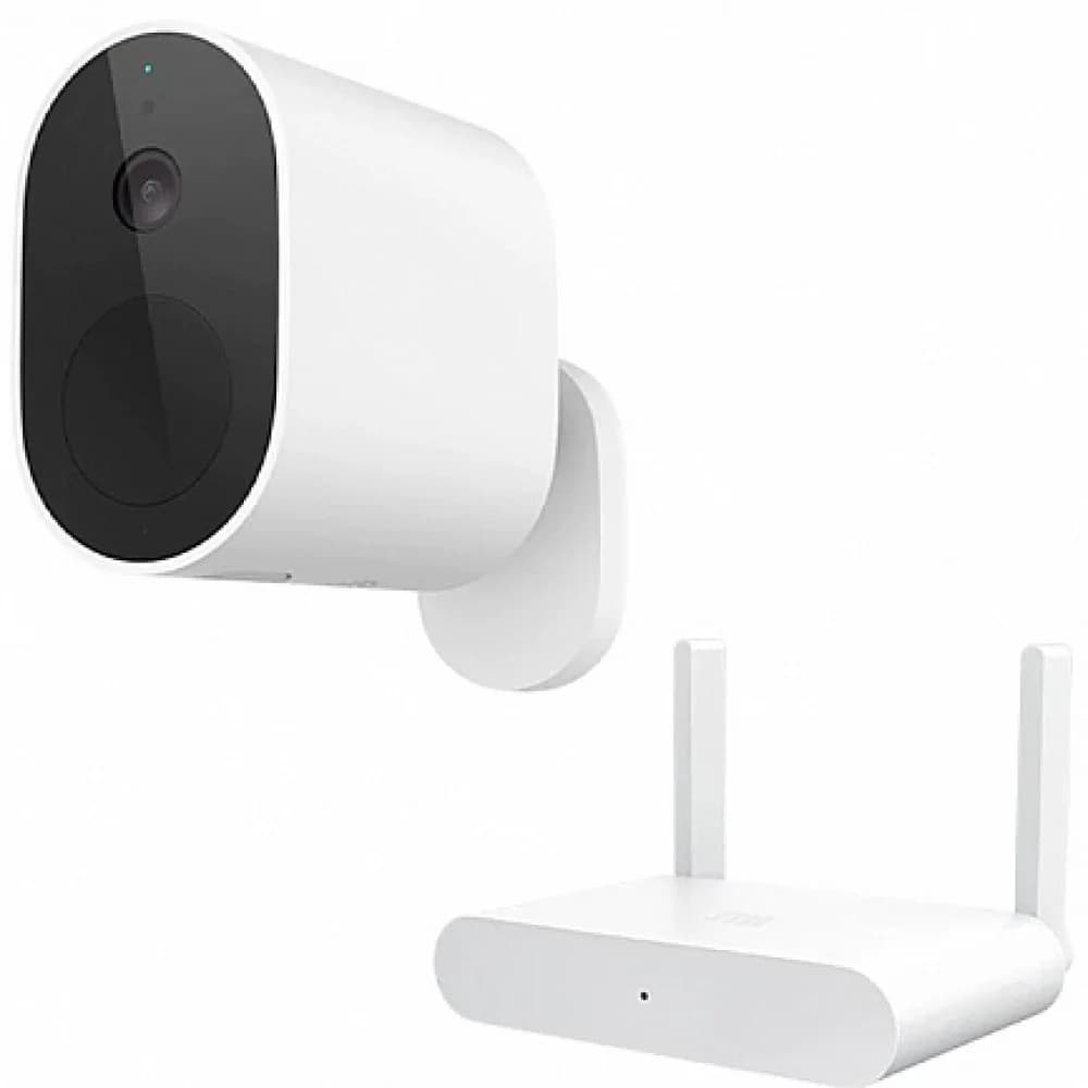 Комплект видеонаблюдения, Xiaomi, Mi Outdoor Security Camera 1080p Set, MWC13, 1080p, IP65, ширина обзора 130°, приемник в комплекте